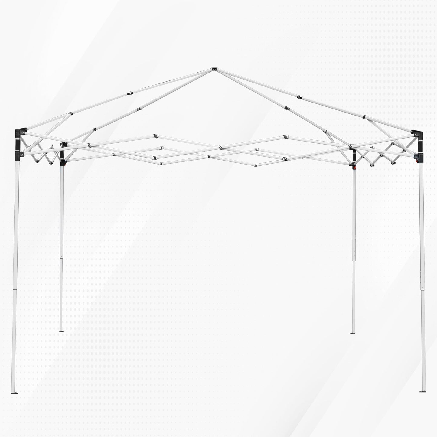 ZENY 10 x 10FT Party Tent Pop-up Canopy Foldable Waterproof Gazebo Tent with Carrying Bag, Gray