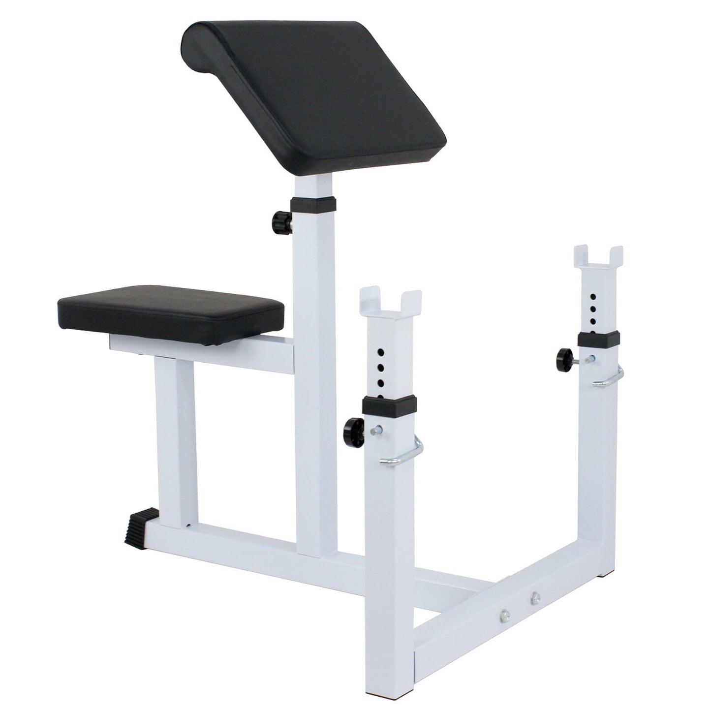 ZenSports Adjustable Preacher Curl Bench Bicep Curl Weight Bench Max.550lbs Home Gym Fitness Equipment