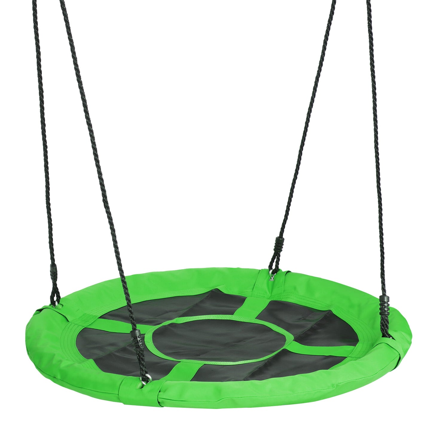 ZENY 40" Tree Swing Spider Saucer Freestanding Steel 73" H Swing Stand, Green